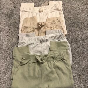 Carter's Infant 4 Joggers - Cream, Tan, Gray, Green